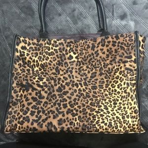 Neiman Marcus leopard tote